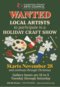 Holiday Craft Show - Artists Wanted!