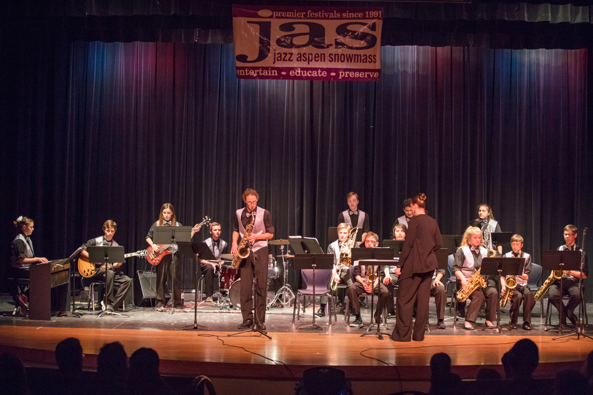 coal-ridge-jazz-band-stage photo: Coal Ridge High School Jazz Band on stage